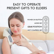 Electric Shoulder Kneading Massage Shawl Automatic Neck Back Massager Wireless Back Muscle Trapezius Relaxing Massage Pillow