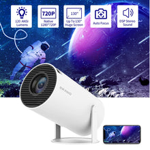 Projector 4K Android 11 HY300 Dual Wifi6 200ANSI Allwinner H713 BT5.0 1080P 1280*720P Cinema Outdoor portable Projetor