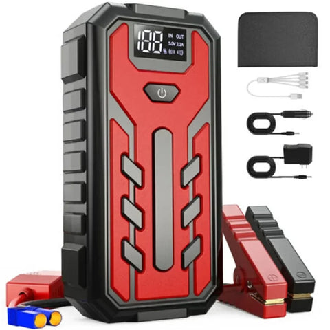 Car Emergency Starting Power Supply 600A-1200A Portable Charger Auto Jump Starter 12V Petrol Diesel Car Battery Starter